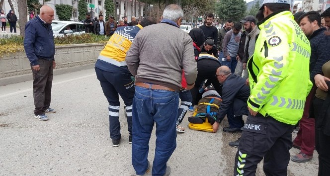 Bucak’ta trafik kazası: 1 yaralı