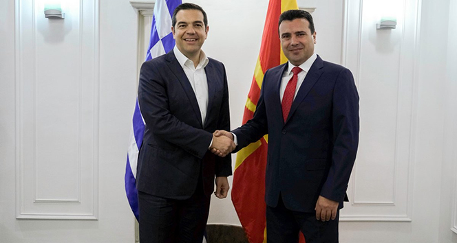 Yunanistan Başbakanı Çipras, Kuzey Makedonya&#039;da