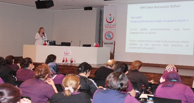 Fethi Sekin Şehir Hastanesinde HPV semineri