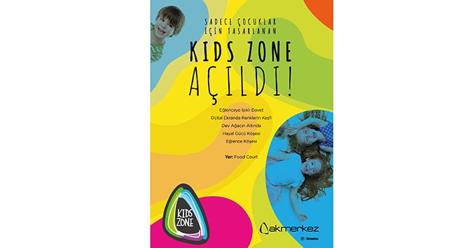 Çocuklar için tasarlanan Kids Zone açıldı