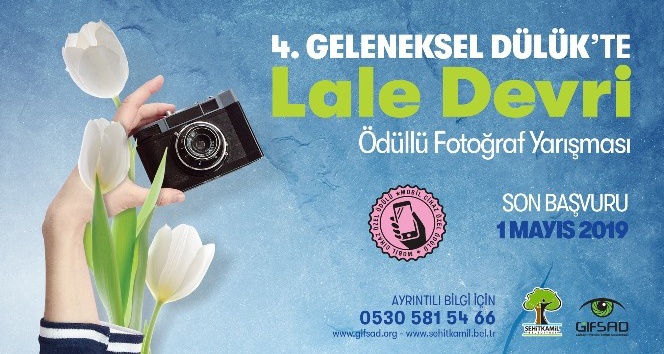 “Dülük’te Lale Devri” konulu ulusal fotoğraf yarışması başladı