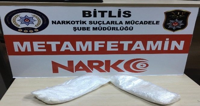 Bitlis’te 451 gram metanfetamin ele geçirildi