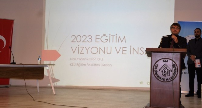 2023 Vizyonu ve İnsan konulu Konferans verdi
