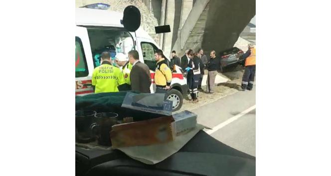 Üzümlü’de trafik kazası: 2 yaralı