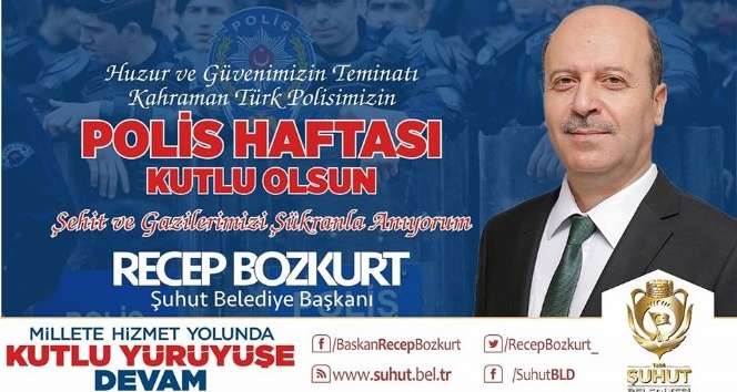 Başkan Bozkurt’un Polis Haftası mesajı