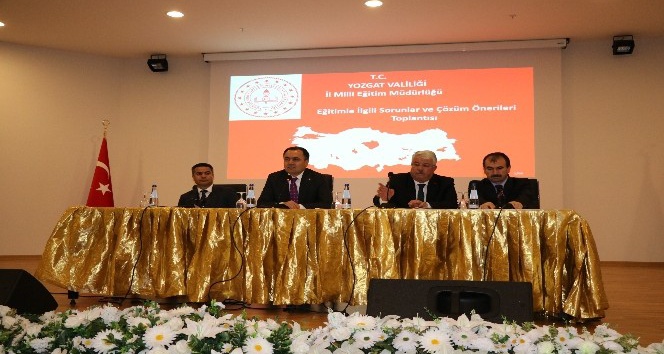 Yozgat’ta eğitim masaya yatırıldı