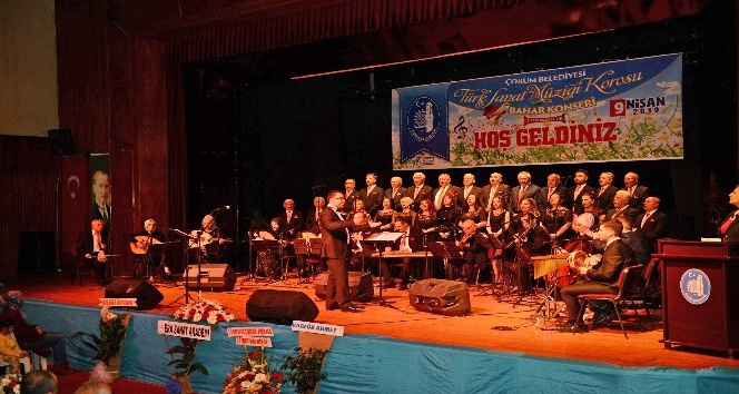 Çorum Belediyesi TSM Korosu’ndan bahar konseri