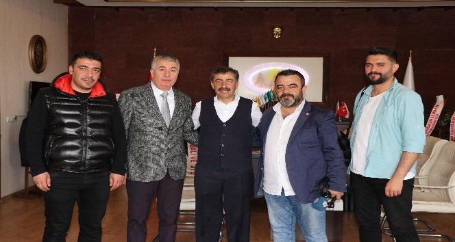 Kapadokya Gazeteciler Cemiyeti’nden Belde Belediye Başkanlarına ziyaret