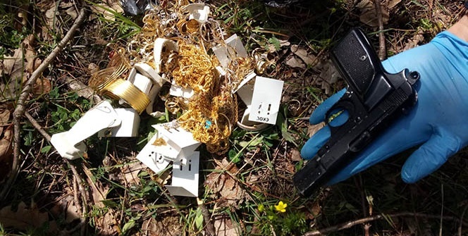 Altınları ormana saklamışlar