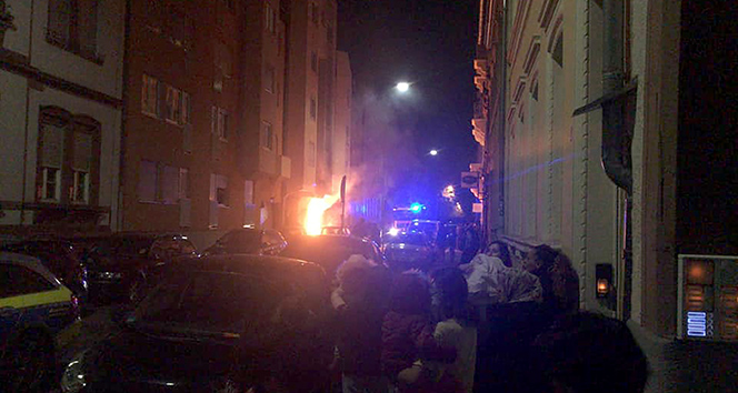 Almanya’da Türklerin oturduğu binada yangın
