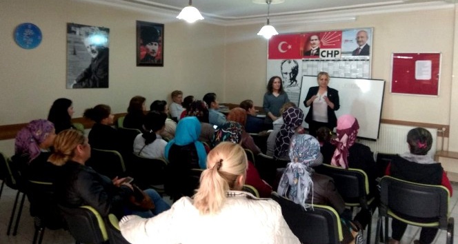 CHP’li kadınlardan üye çalışması