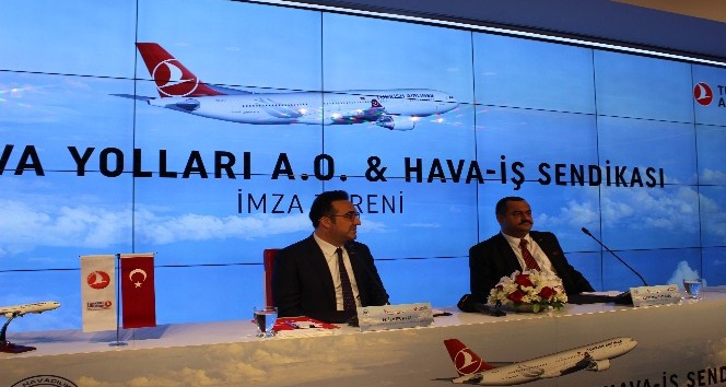 Türk Hava Yolları ve Hava- İş Sendikası Toplu İş Sözleşmesine imza attı