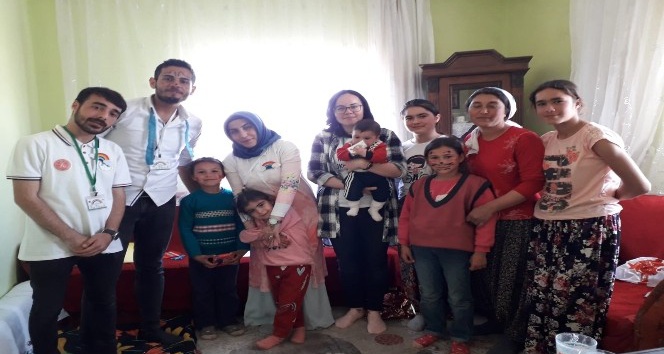 NEVÜ Gökkuşağı ekibi köy çocuklarıyla buluşmaya devam ediyor