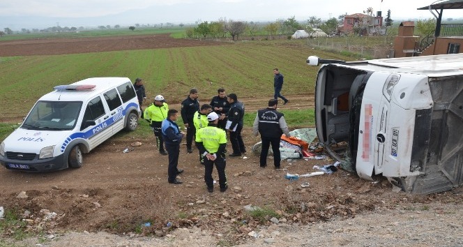Denizli’de kaza yapan otobüsün, öğrencileri Pamukkale-İzmir-Çanakkale gezisine götürdüğü ortay çıktı