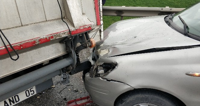 Samsun’da zincirleme trafik kazası: 1 yaralı