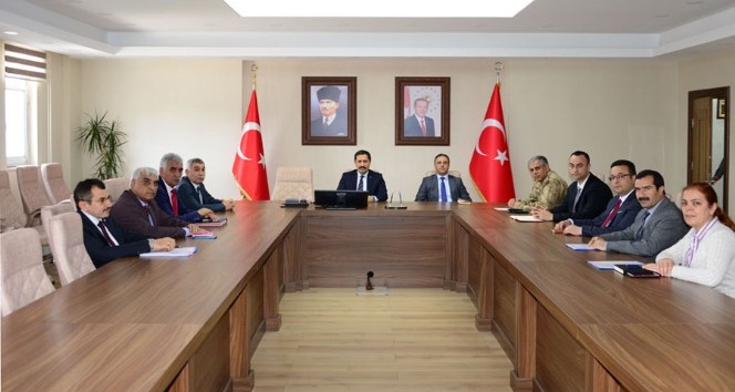 Vali Mustafa Masatlı, İl Göç Kurulu toplantısına başkanlık etti
