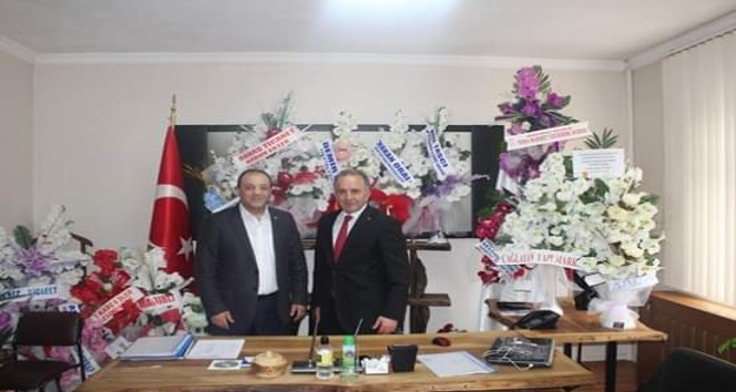 MHP İl Başkanı Karataş’tan Uzundere Belediye Başkanı Aktoprak’a ziyaret