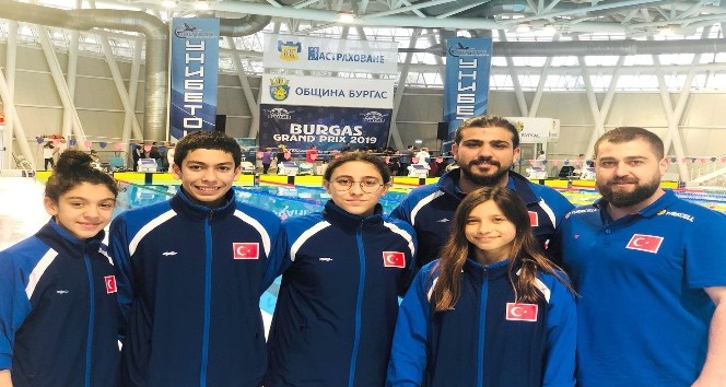 Milli Yüzücüler Bulgaristan’dan başarıyla döndü