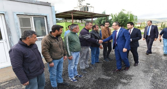 Vali Soytürk’den Asfalt Plent ve Büz Baca tesisini inceledi
