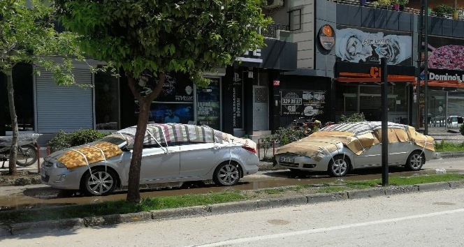Adana’da otomobillere dolu önlemi