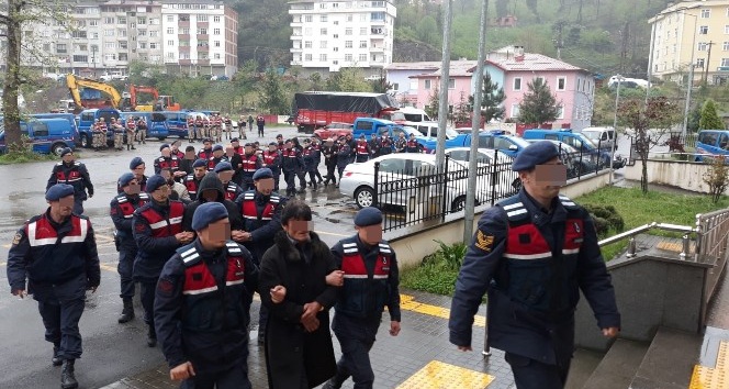 Trabzon’daki uyuşturucu operasyonunda 7 tutuklama
