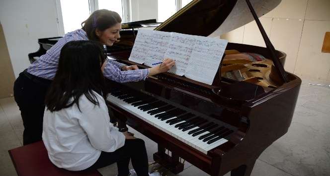 Konservatuar öğrencileri “Piyano Masterclass”ta buluştu