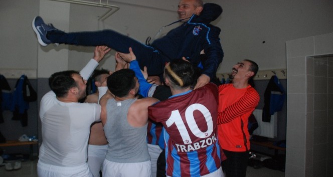 Trabzon İşitme Engelli Takımı’nın galibiyet sevinci