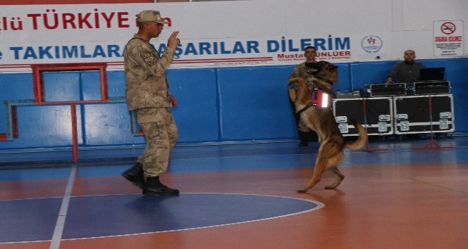 JAKEM’in eğitimli köpekleri 23 Nisan kutlamalarına damga vurdu
