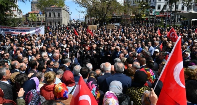 İçişleri Bakanı Süleyman Soylu’ya memleketi Trabzon’dan destek
