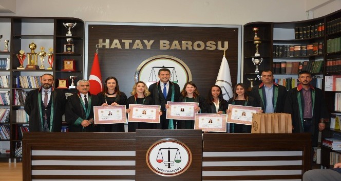 Hatay Barosuna 5 yeni avukat