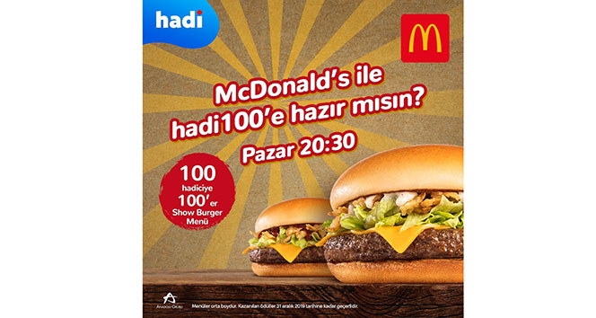 Hadi&#039;den hamburger severlere özel yarışma