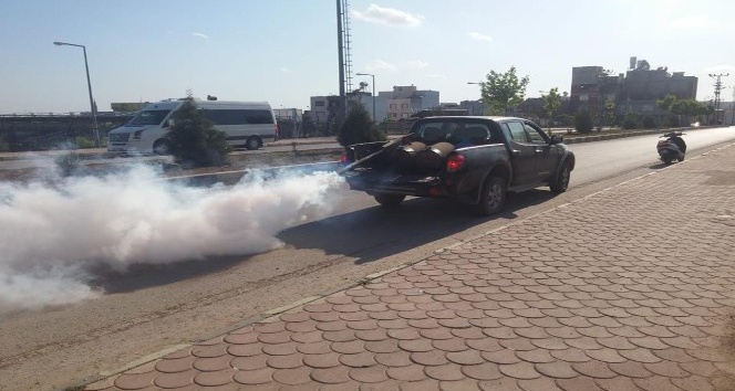 Kilis’te ilaçlama sürüyor