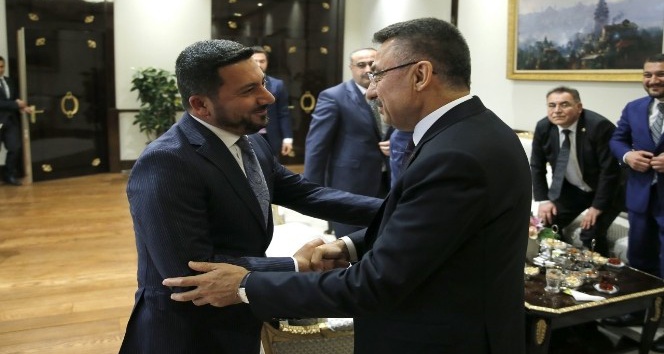 Cumhurbaşkanı Yardımcısı Fuat Oktay, Belediye Başkanı Rasim Arı’yı kabul etti