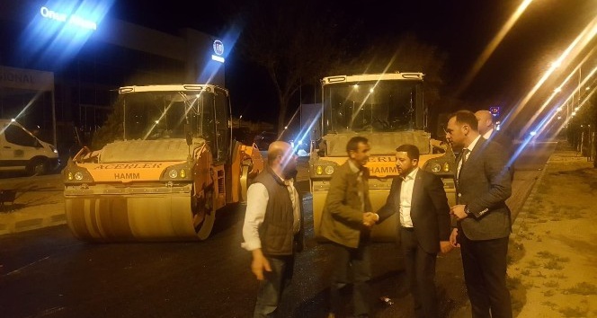 Başkan Arı’dan gece mesaisi