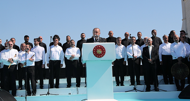 Çamlıca Camii&#039;nin resmi açılışı Cumhurbaşkanı Erdoğan&#039;ın katılımıyla yapıldı