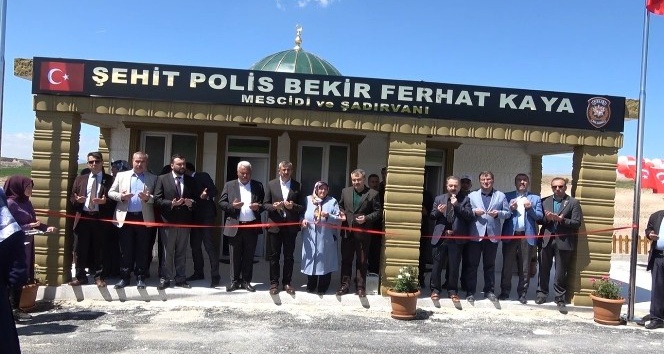 Şehidin doğum gününde iki projenin açılışı yapıldı