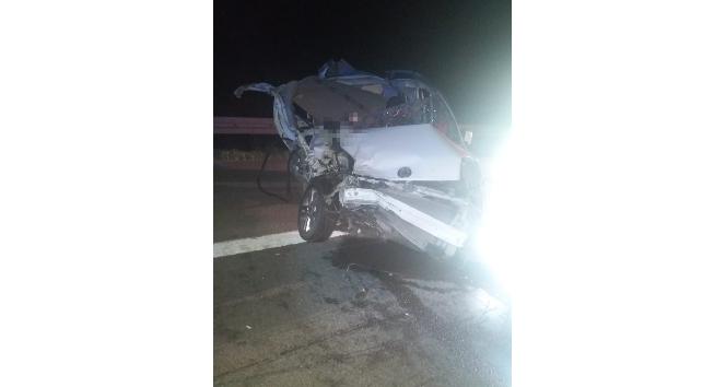 Bolu’da trafik kazası: 1 ölü, 2 yaralı