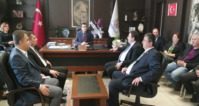 CHP Genel Başkan Yardımcısı Erkek’ten Çan Belediye Başkanı Öz’e tebrik ziyareti