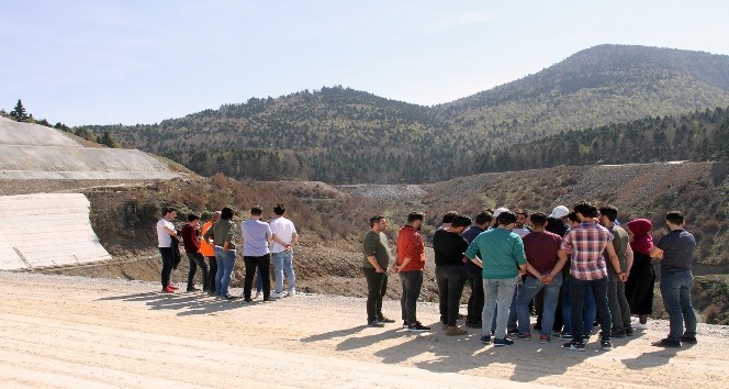 SAÜ’lü öğrencilerden ADASU HES ve Akçay barajına ziyaret