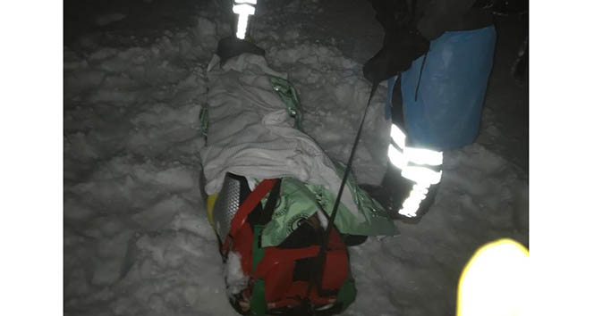 Kaçkar Dağları&#039;ndaki yaralı dağcı böyle kurtarıldı