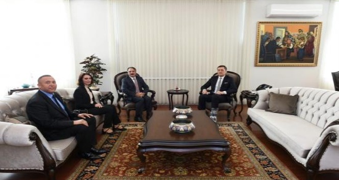 Rektör Prof. Dr. Mazhar Bağlı, Milli Eğitim Bakanı Ziya Selçuk’u ziyaret etti
