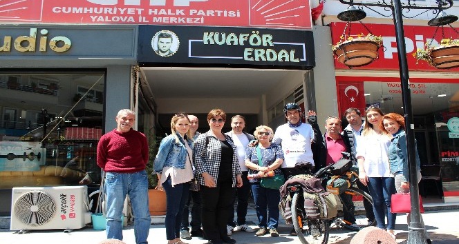 Atatürk’ün izinde Samsun’a pedal basacak