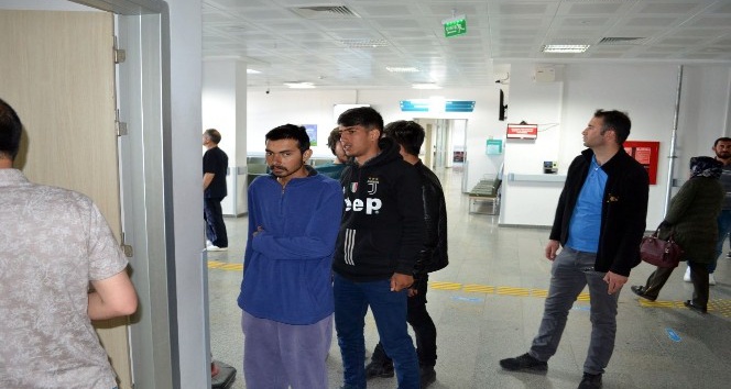 Aksaray’da 14 kaçak göçmen yakalandı