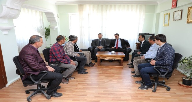 Vali Arslantaş’tan ilçe ve beldelerin yeni belediye başkanlarına ziyaret