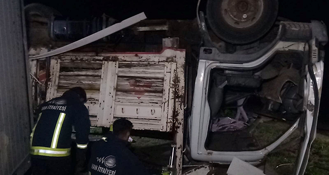 Van’da mültecileri taşıyan kamyon devrildi: Çok sayıda ölü ve yaralı var