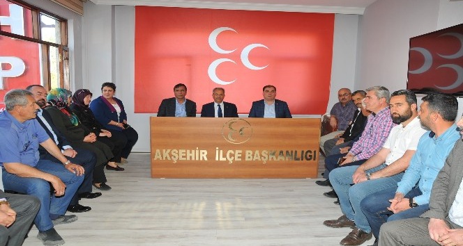 Başkan Akkaya ve AK Parti’den MHP’ye teşekkür ziyareti