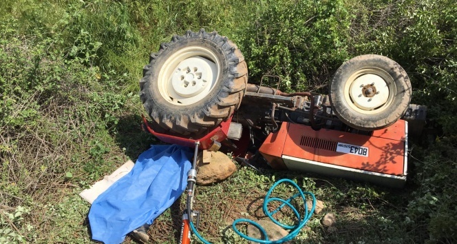 Çocukların kullandığı traktör devrildi: 1 ölü, 1 yaralı