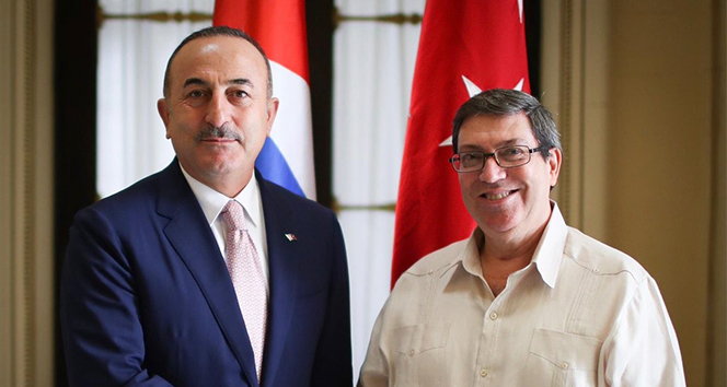 Dışişleri Bakanı Çavuşoğlu Kübalı mevkidaşı ile görüştü