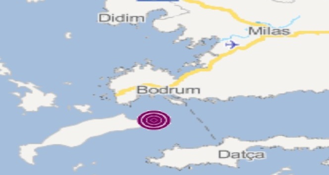 Bodrum’da peş peşe meydana gelen depremler korkuttu