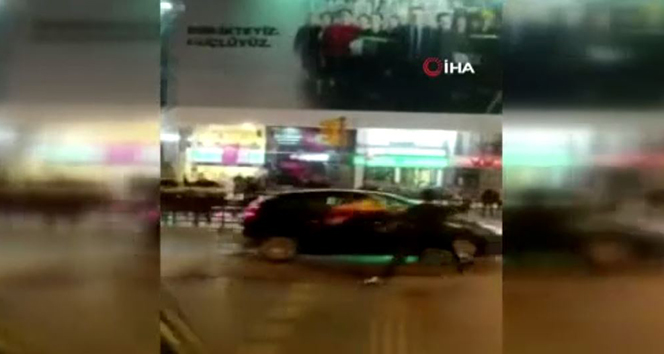 Bağdat Caddesi’nde kutlama yapan Galatasaray taraftarına şişeli, kemerli saldırı
